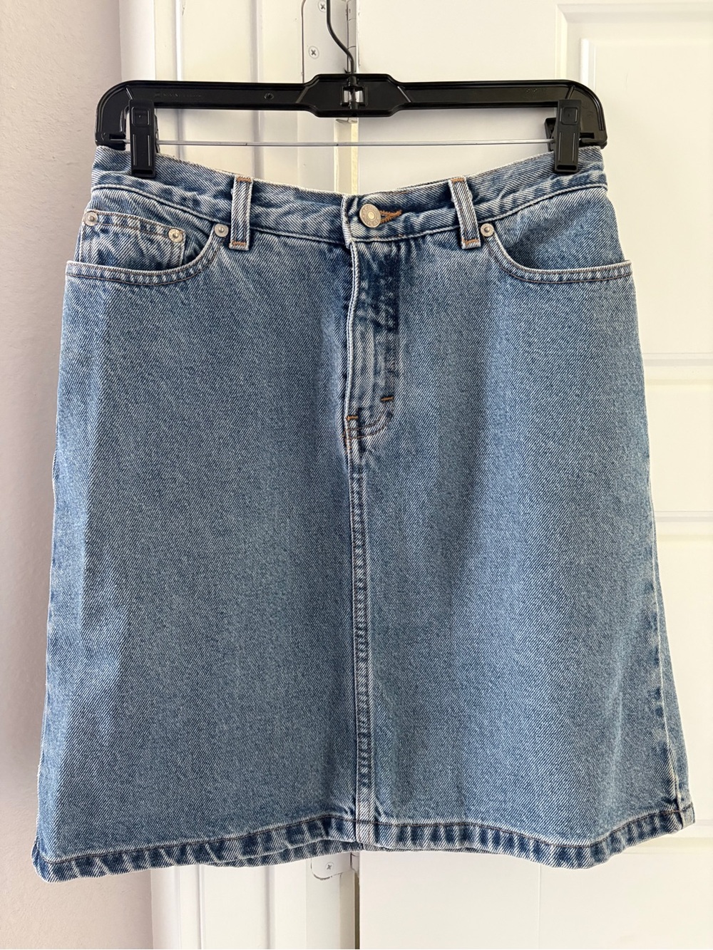 Tommy Hilfiger vintage blue denim 100% cotton skirt